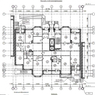 Рабочий проект «Перепланировка 1-го этажа (330м2) во второй секции 15-ти этажного дома на ул. Леснова в г. Ногинске».